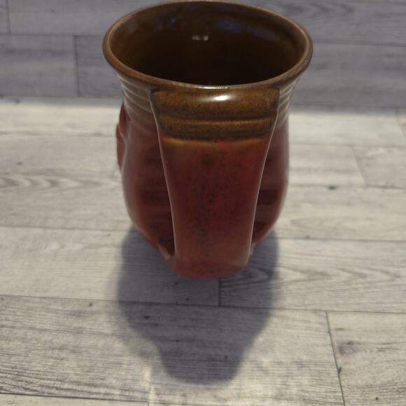 Lobster Stoneware Hand Warmer 18 Oz Coffee Mug Cape Shore Vacation Classics Red - Picture 4 of 8